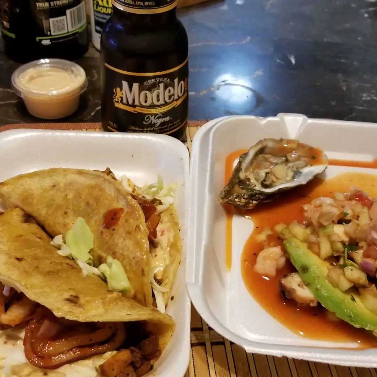 Battered Fish Tacos with Salsa