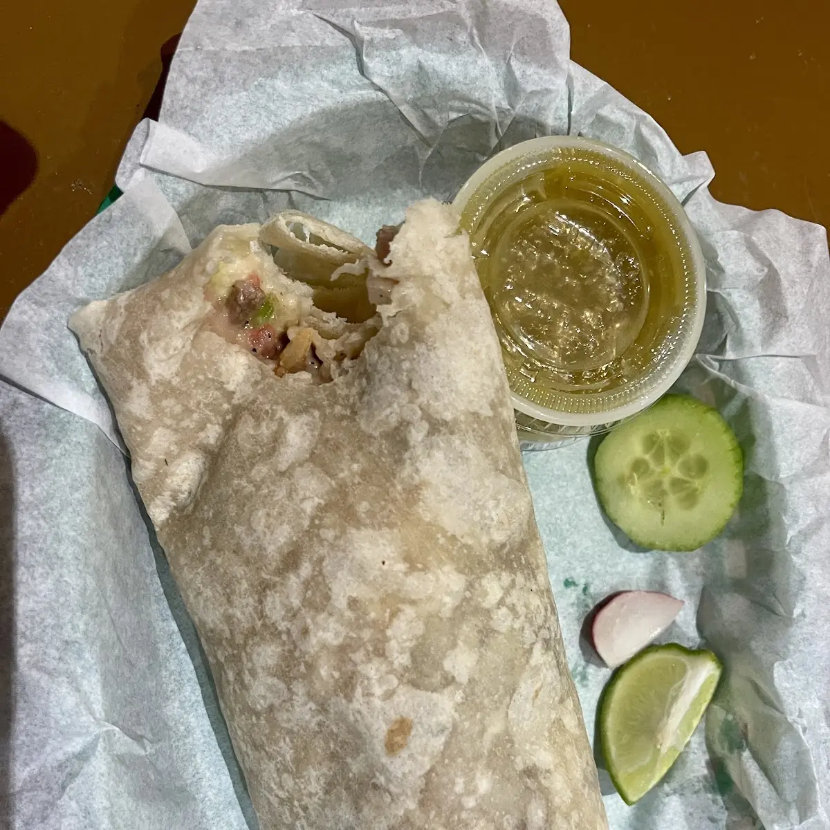 Americano Burrito Combo