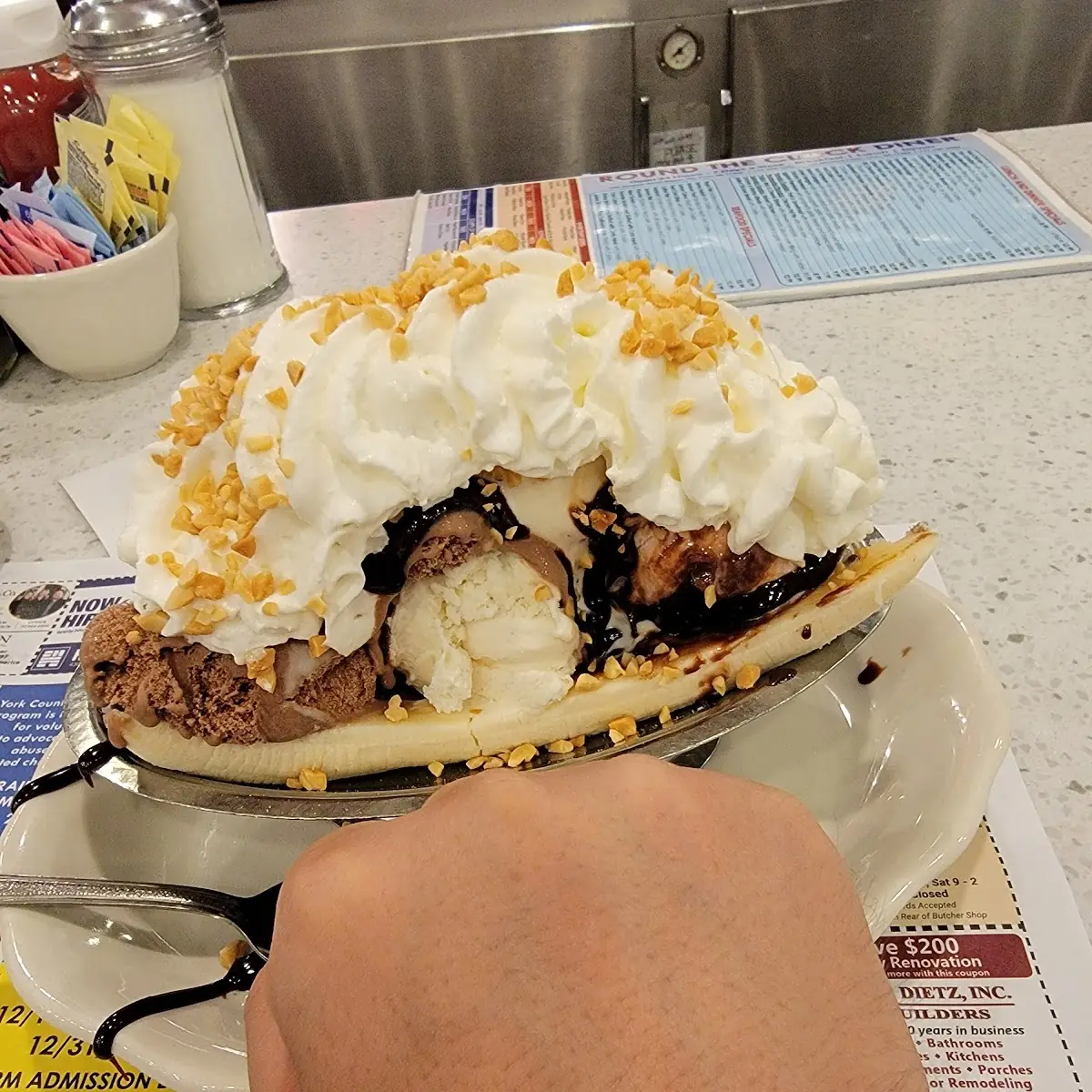 Banana Split Sundae