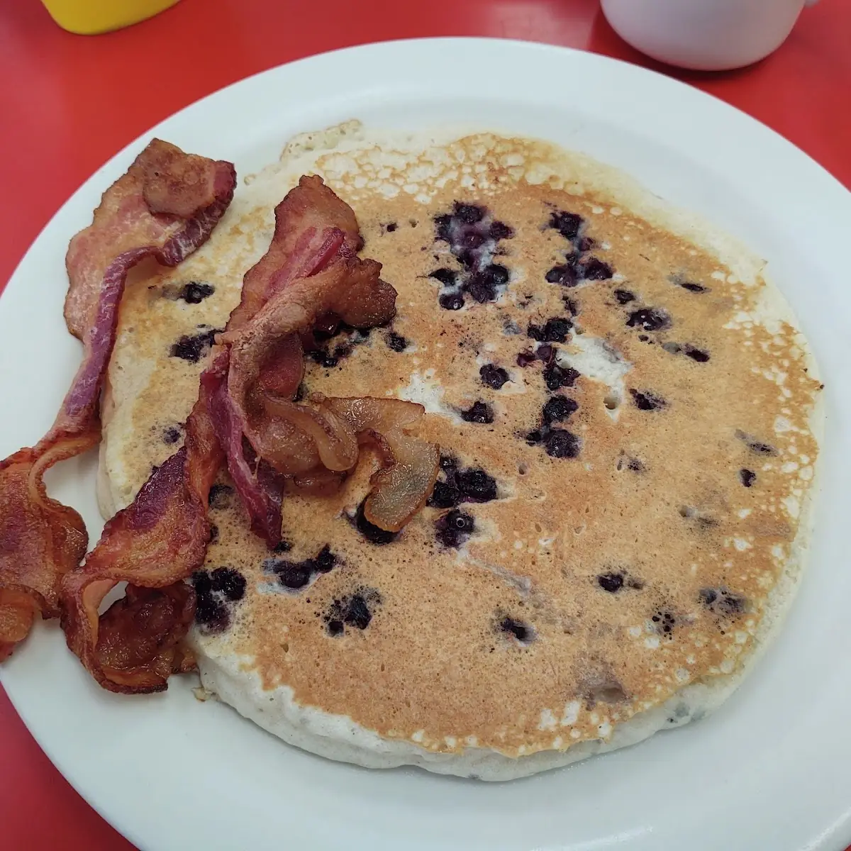 Blueberry Pancake and Bacon