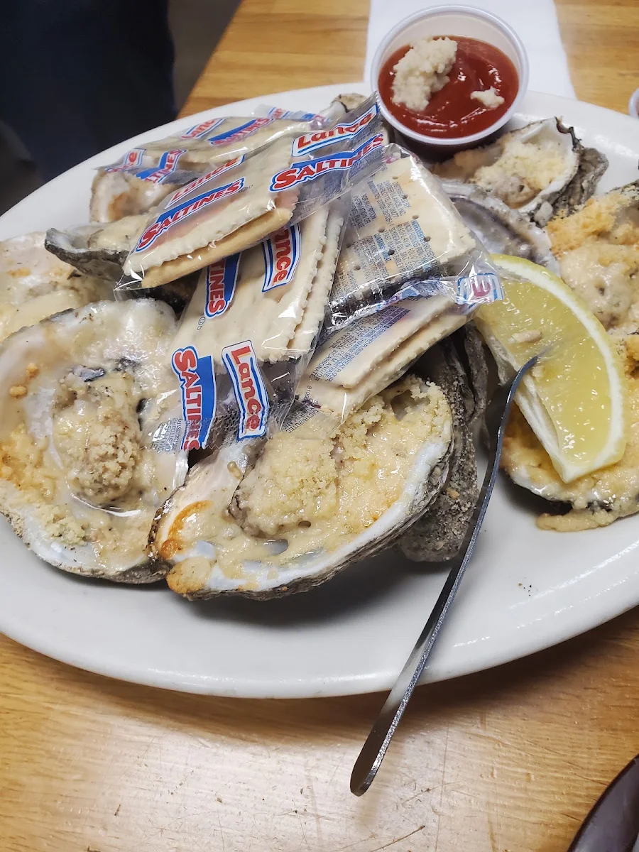 Seasoned Oysters on the Half Shell