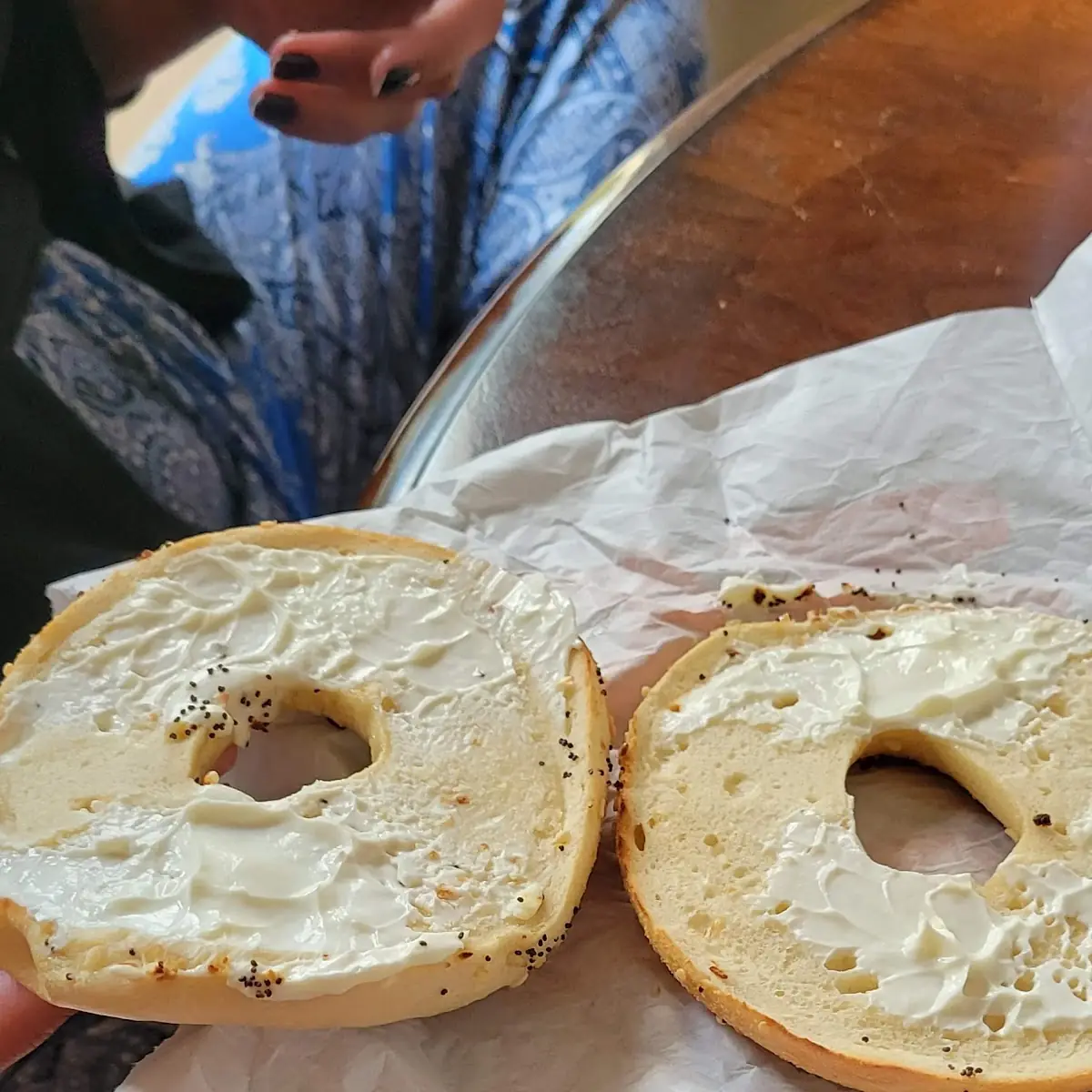 Everything Bagel with Cream Cheese