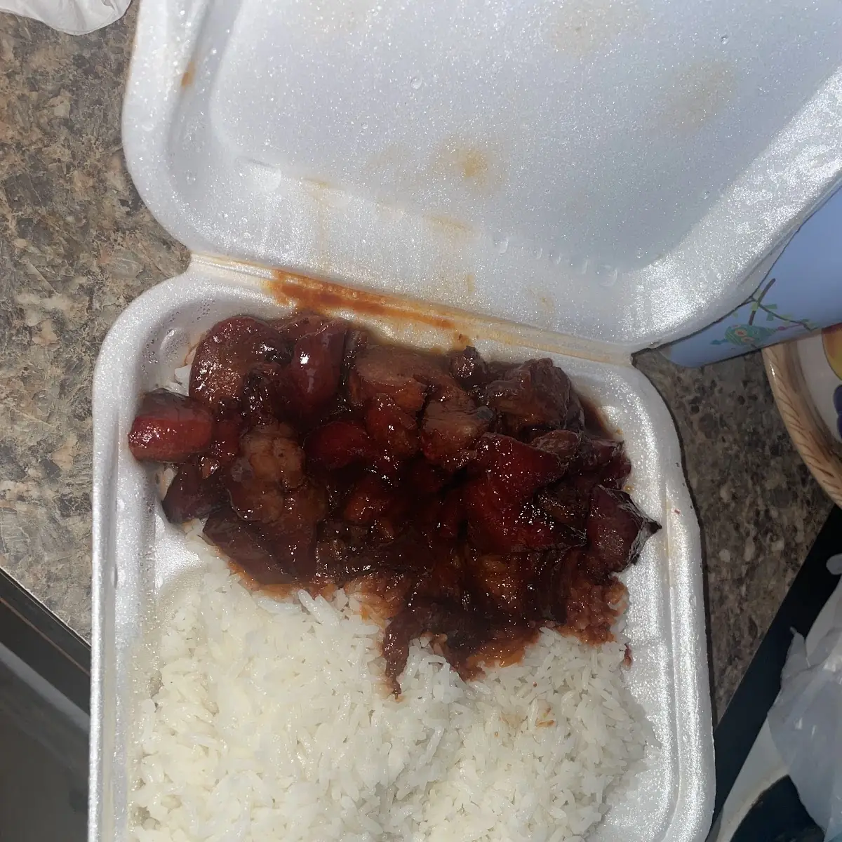 Boneless Spare Rib with White Rice