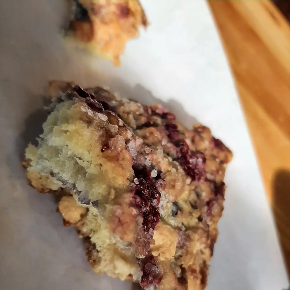 Raspberry White Chocolate Scone from Zeppole's