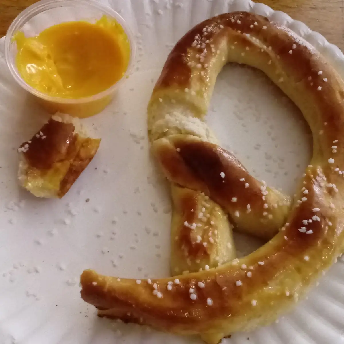 Pretzel and Dipping Sauce