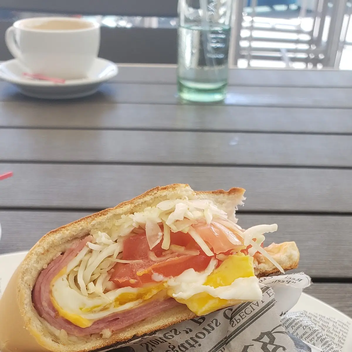 Ham and Cheese Sandwich