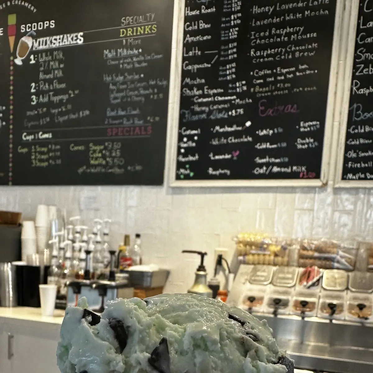 Mint Chocolate Ice Cream Cone