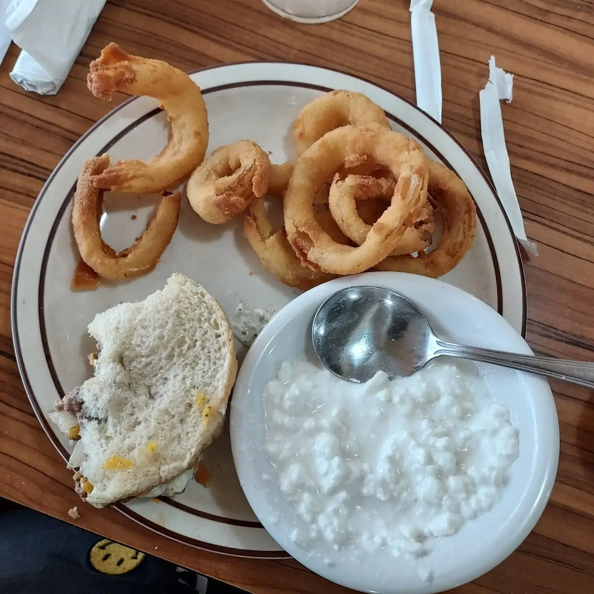 Big Boy Burger & Onion Rings