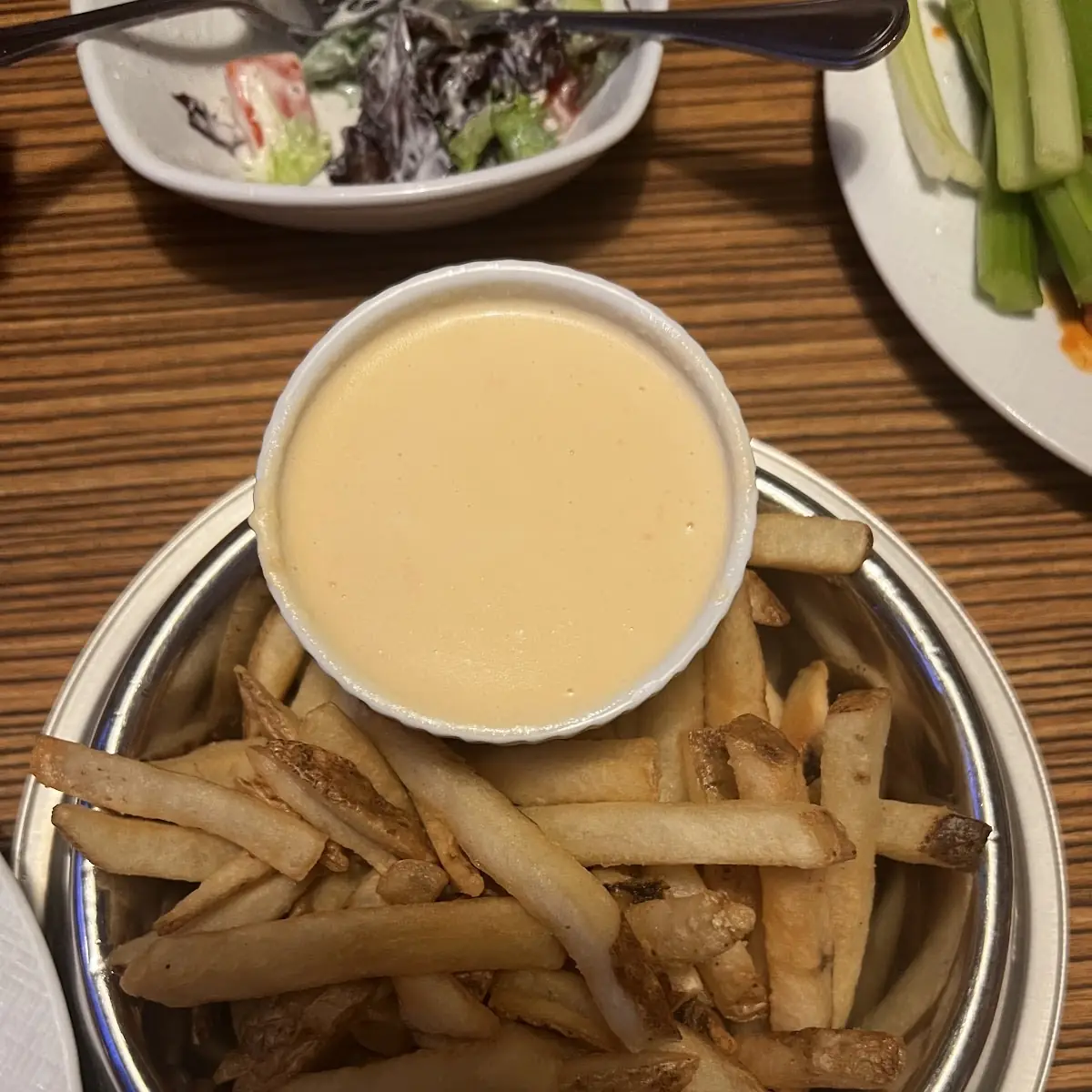 Large Fry with Cheese Sauce