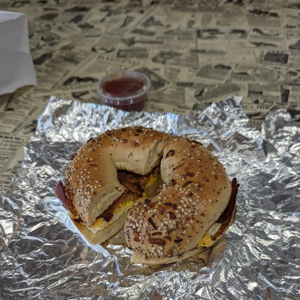 Bacon Egg Cheese Bagel