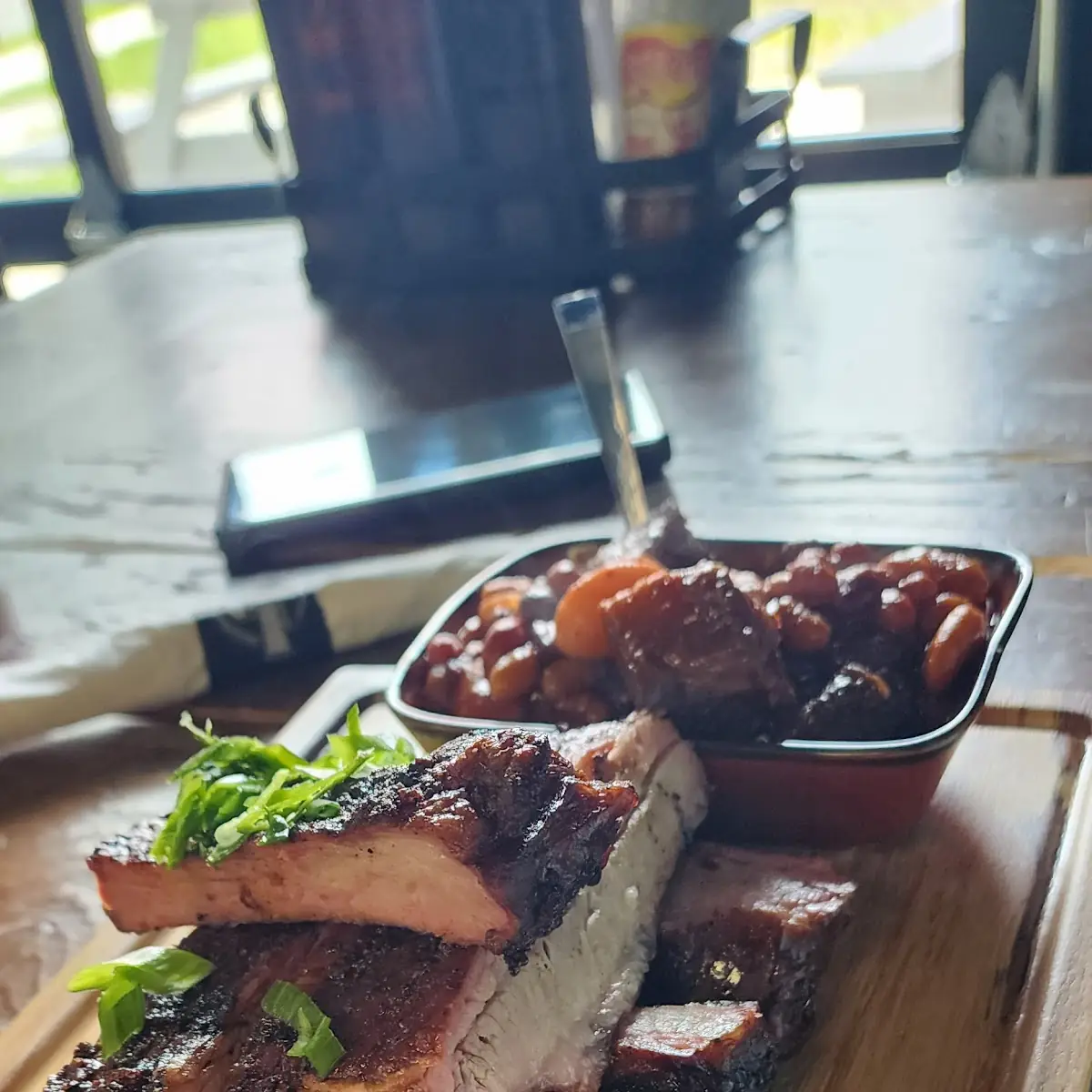 Ribs & Baked Beans