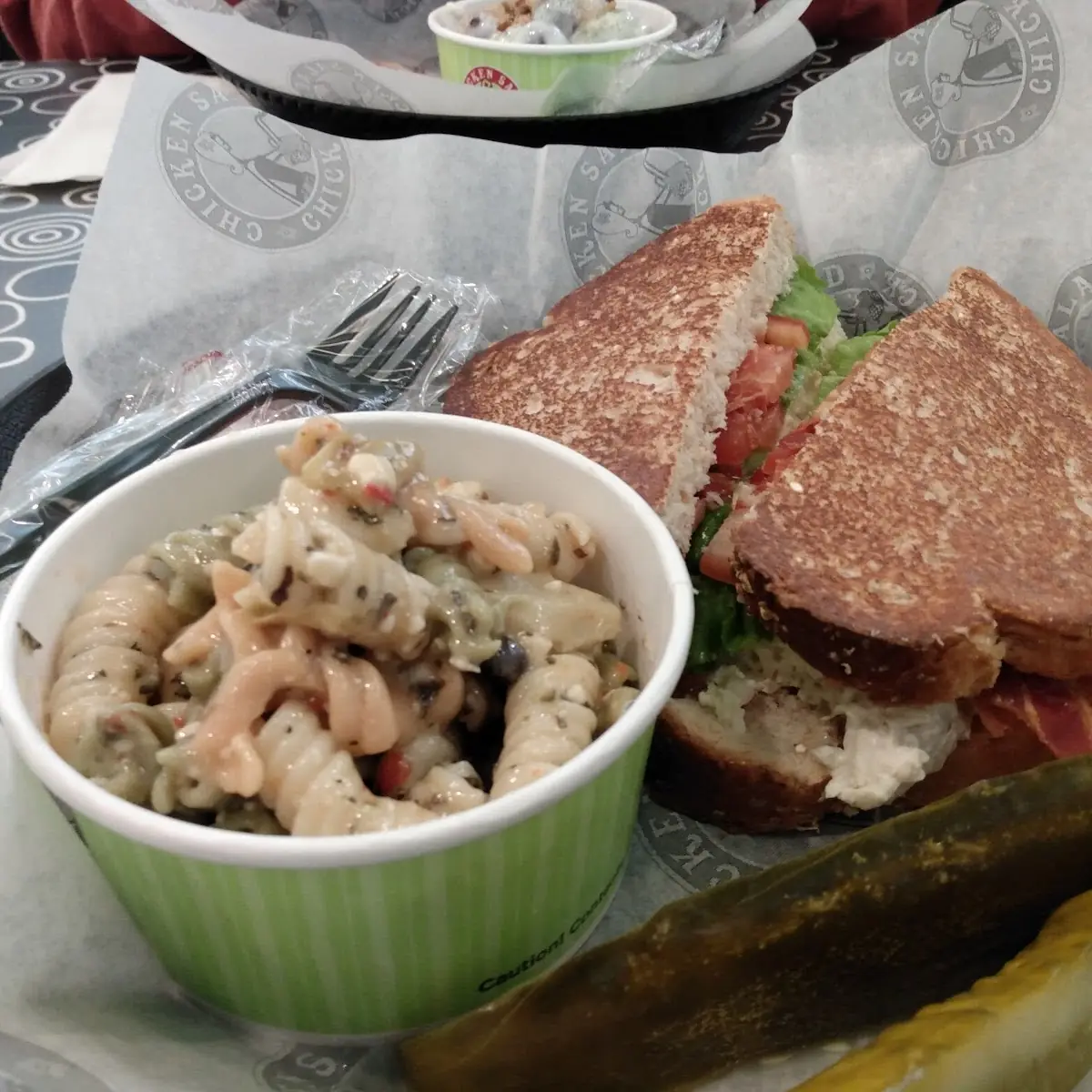 blt Chicken Salad on Wheat
