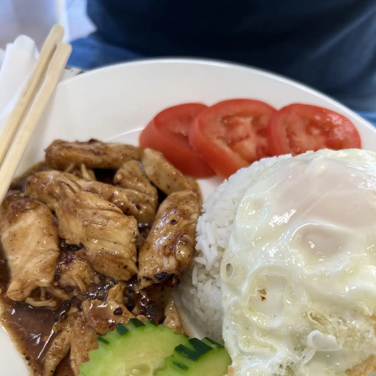 Khao Gai Kra Tiam Garlic Chicken