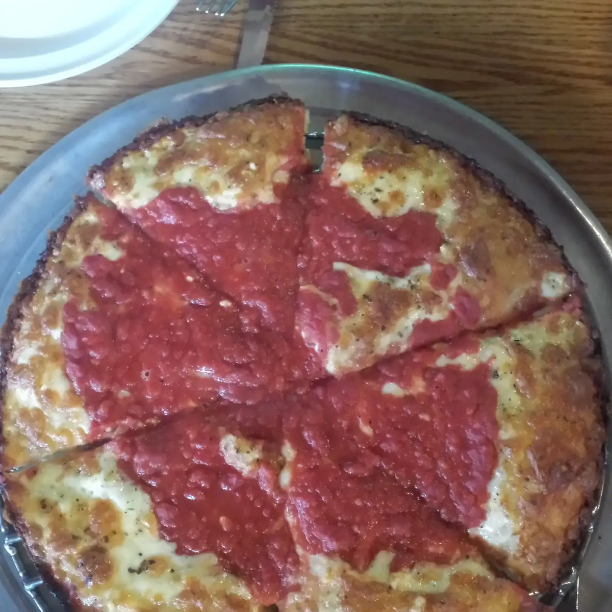Cheese Detroit Style Pizza