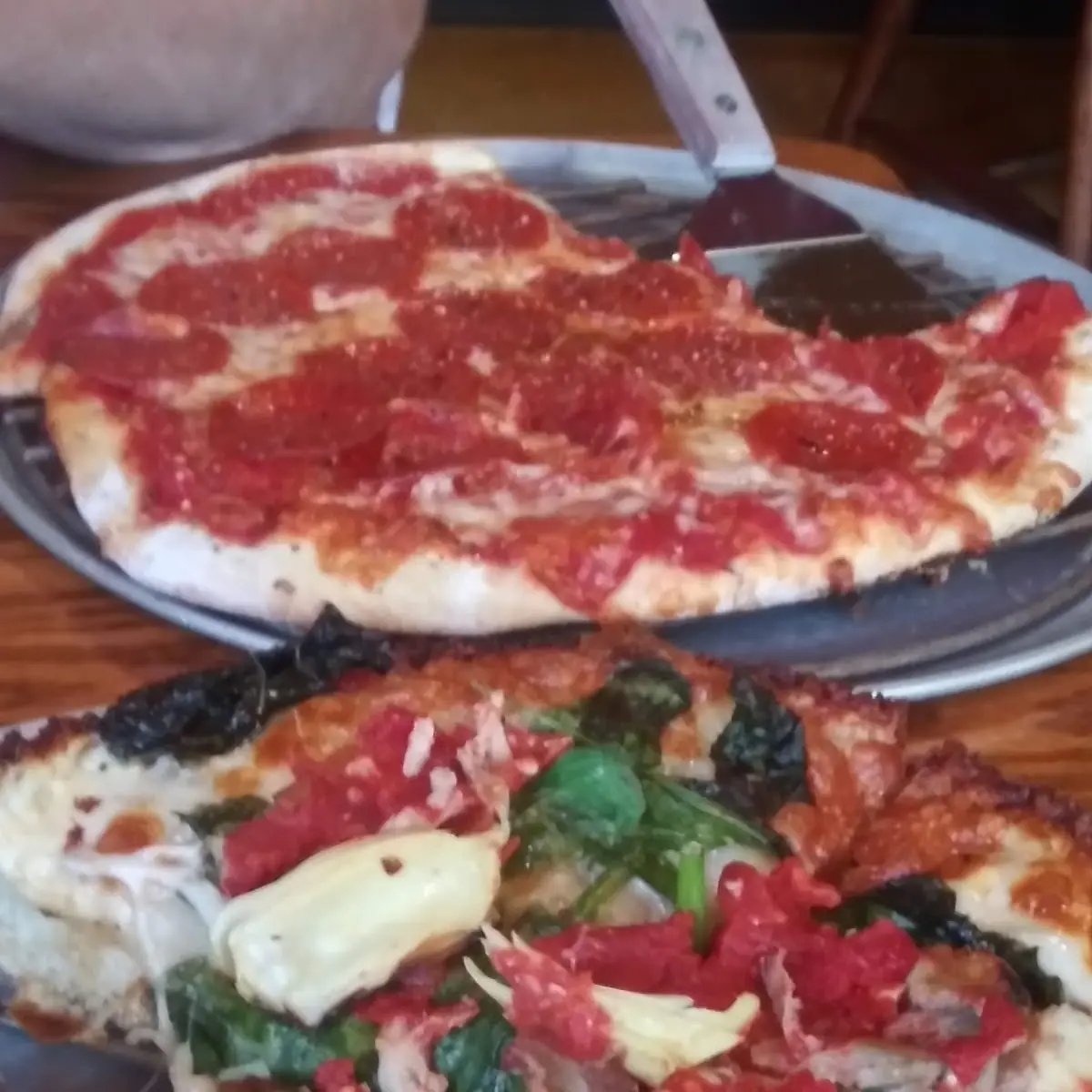 Chicken Artichoke Hearts & Spinach Deep Dish Pizza