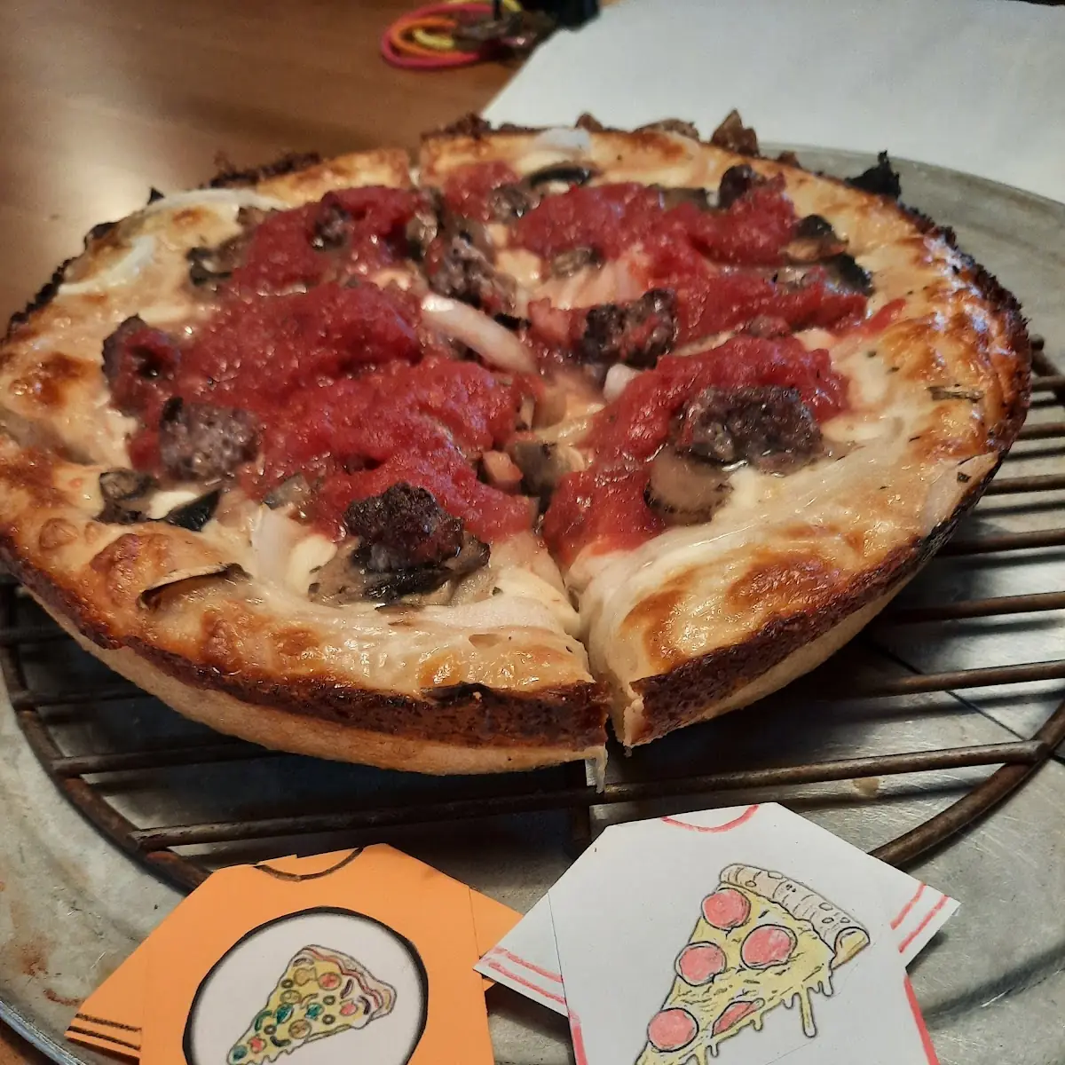 Mombo Combo Chicago Deep Dish Pizza