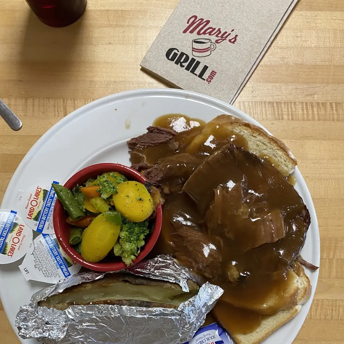 Open Faced Roast Beef Sandwich