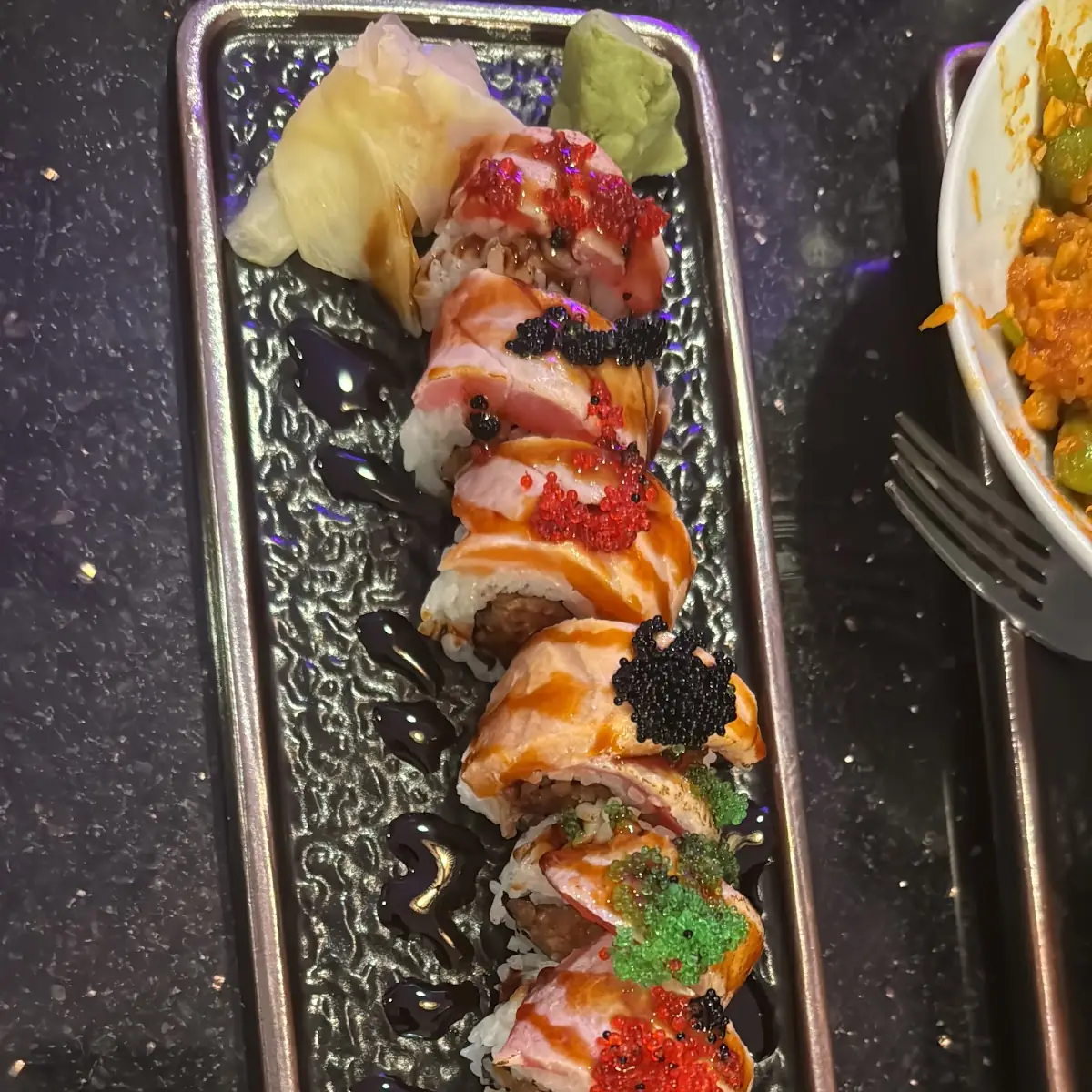 Assorted Sushi Roll with Wasabi