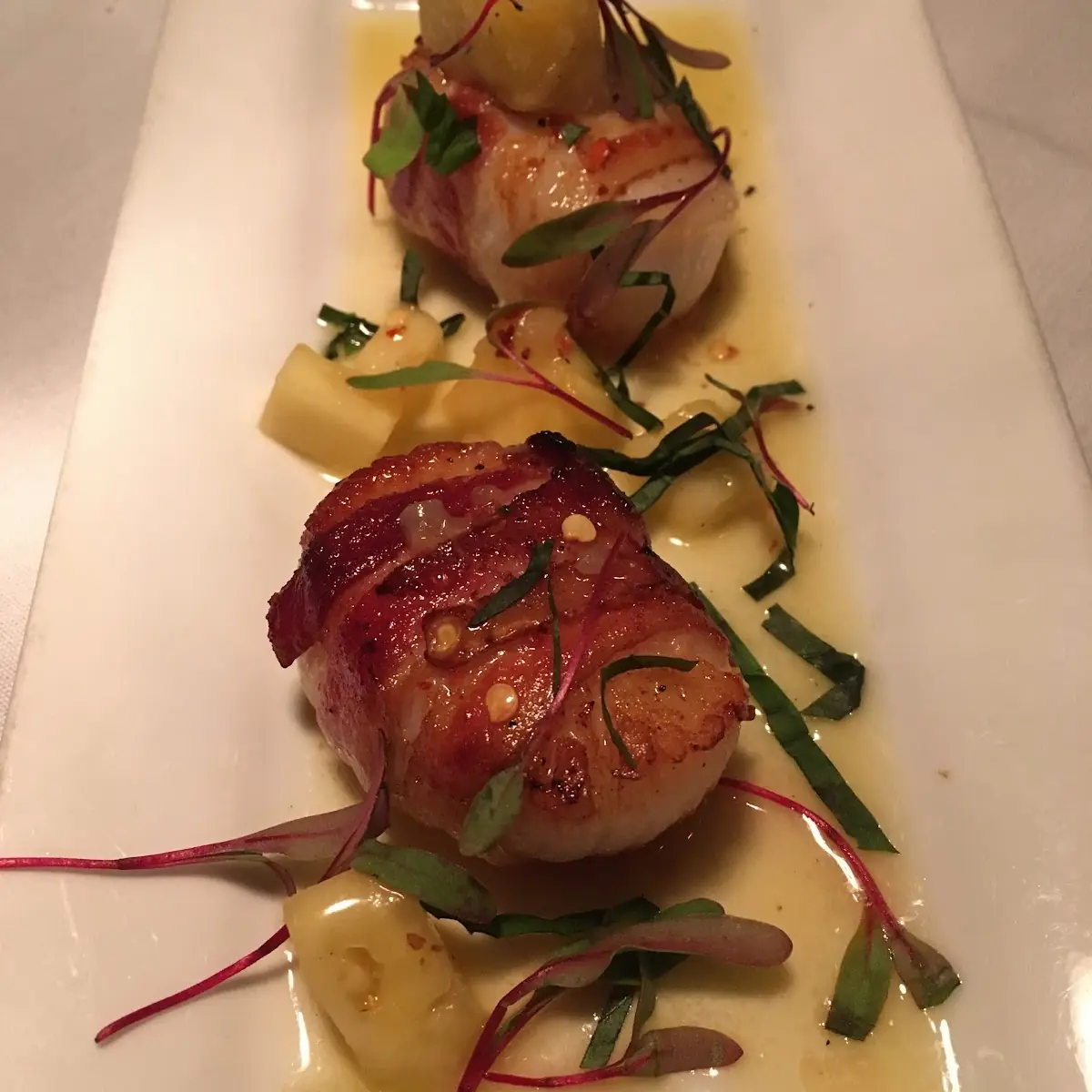 Bacon Wrapped Sea Scallops
