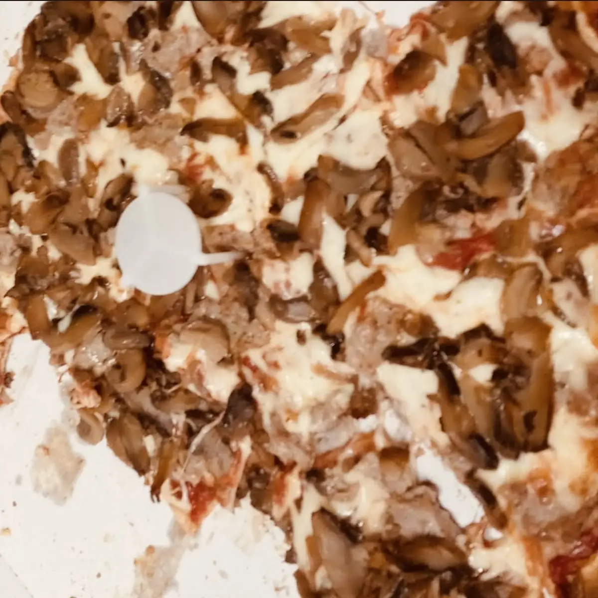 Mushroom Margherita Pizza