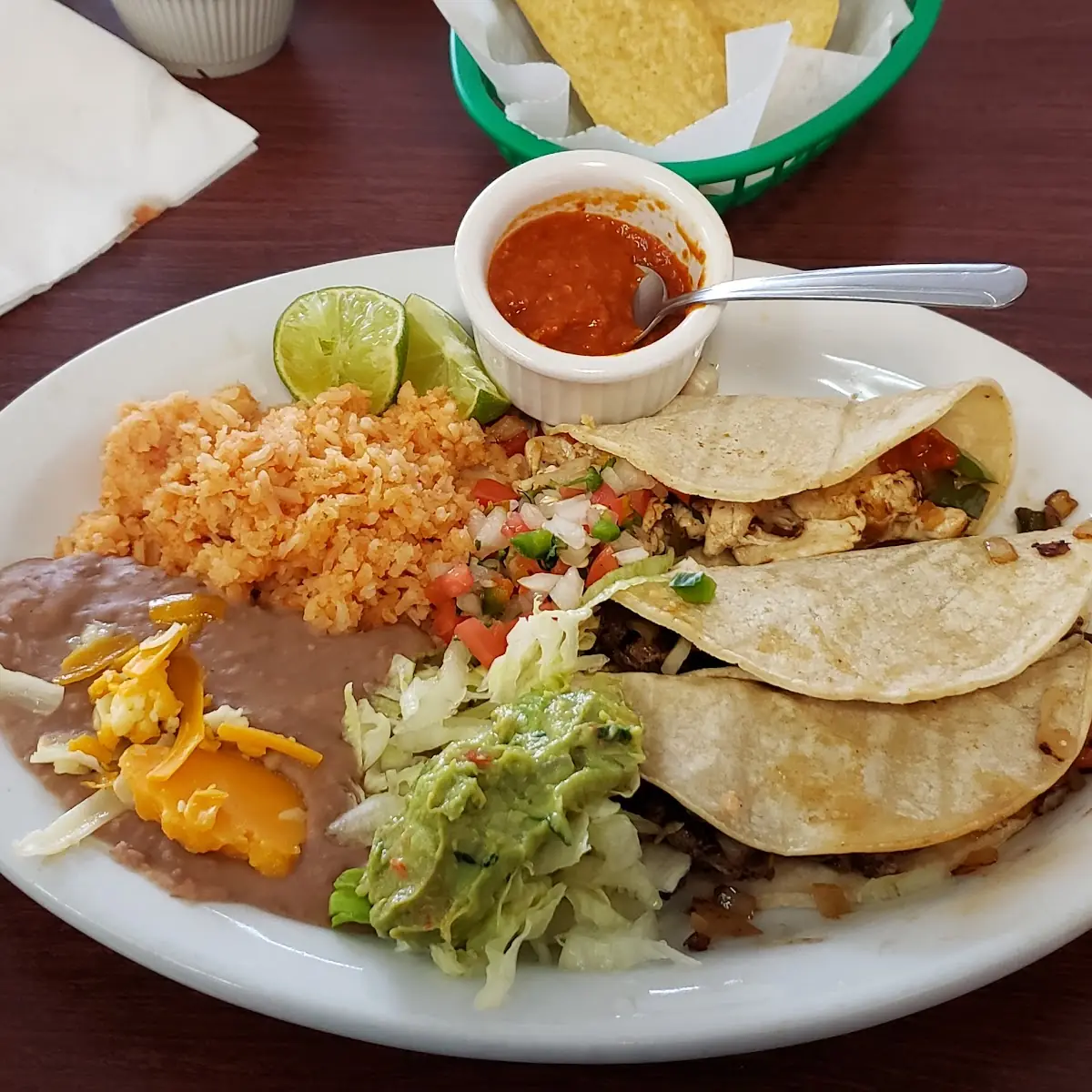 Tacos Al Carbon Chicken