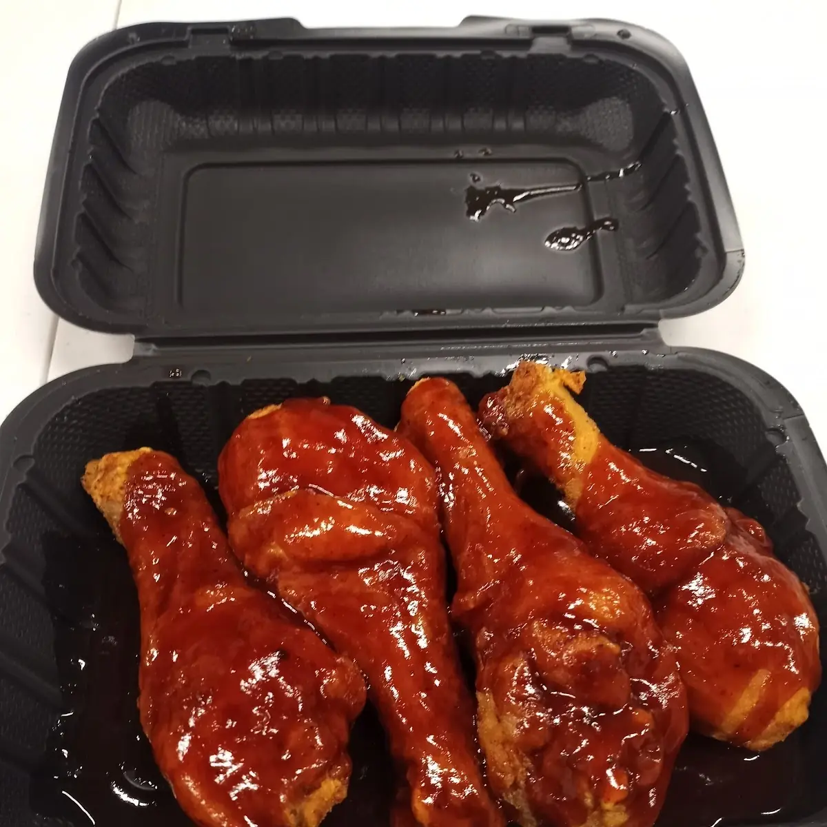 4 BBQ Fried Chicken Legs