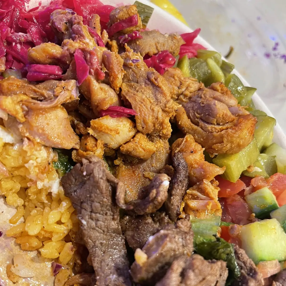 Ribeye and Chicken Rice Bowl