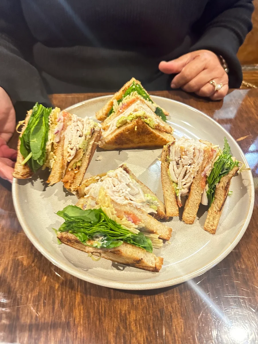 Turkey Club on Sourdough