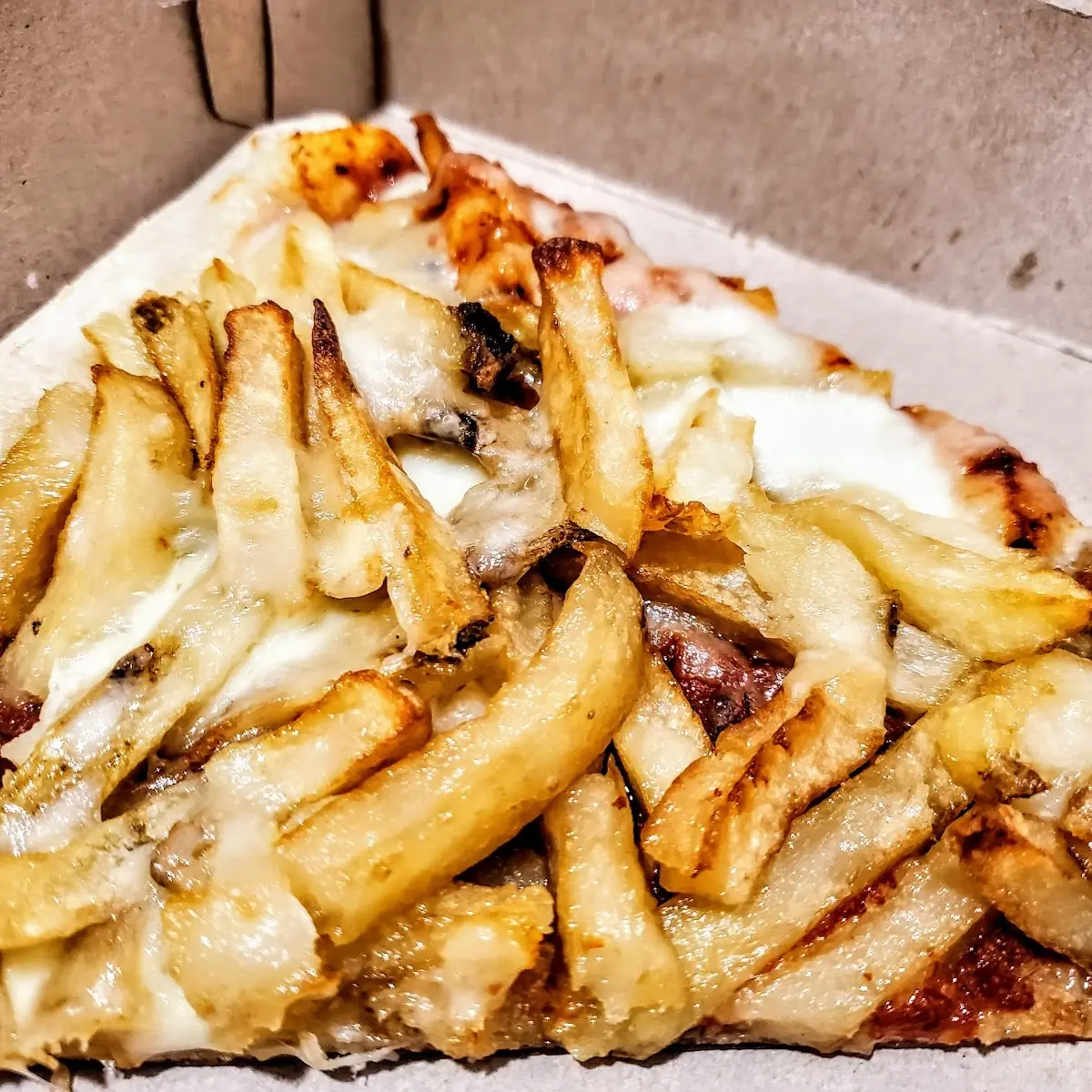 French Fries Pizza Slice