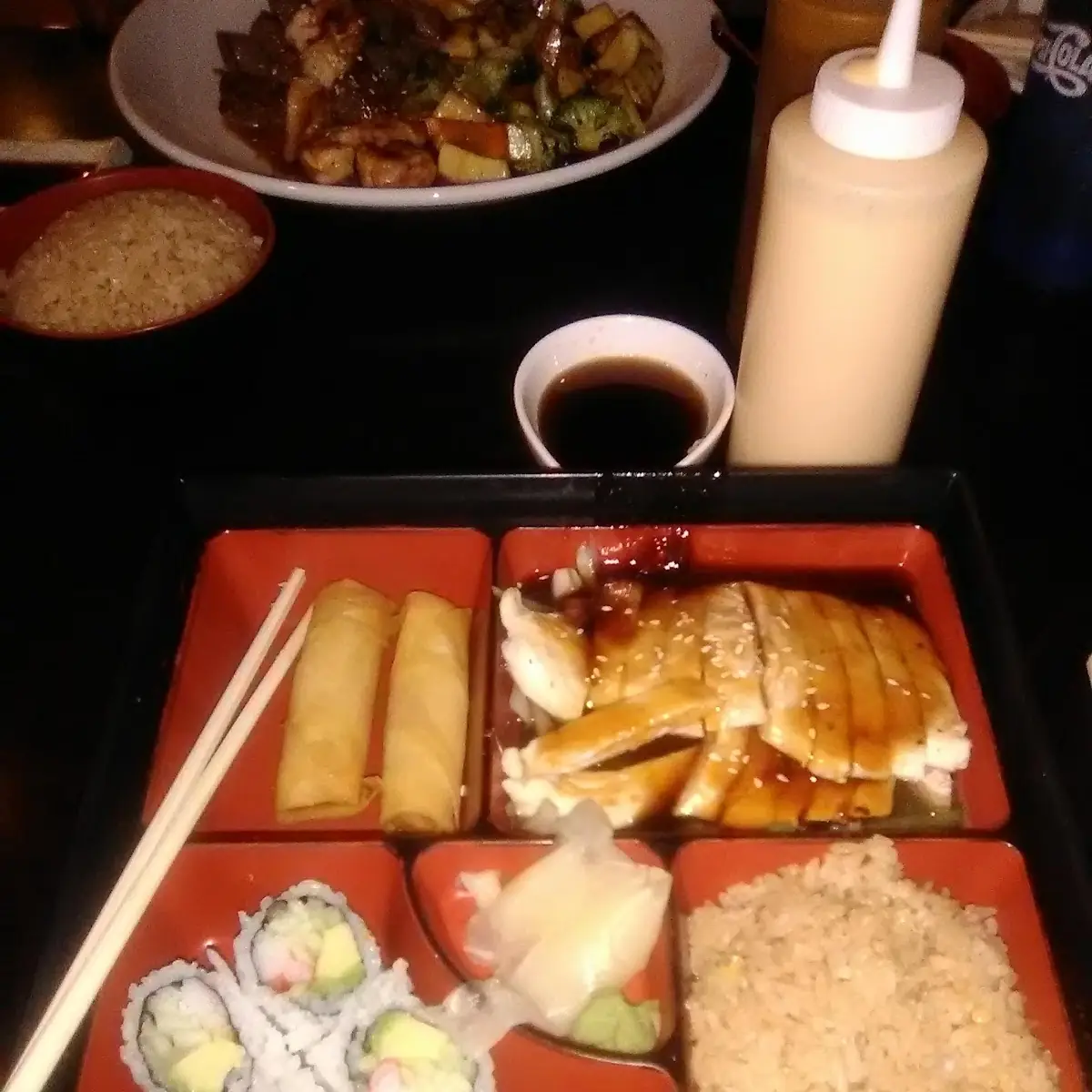 Lunch Bento Box with Chicken Teriyaki