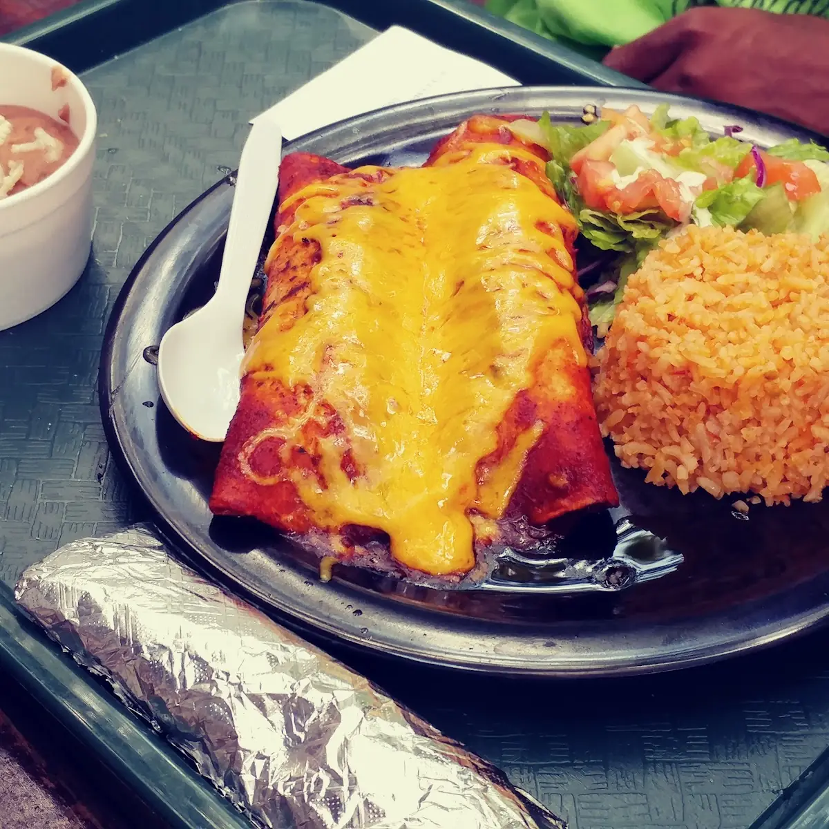 Cheese Enchilada Plate