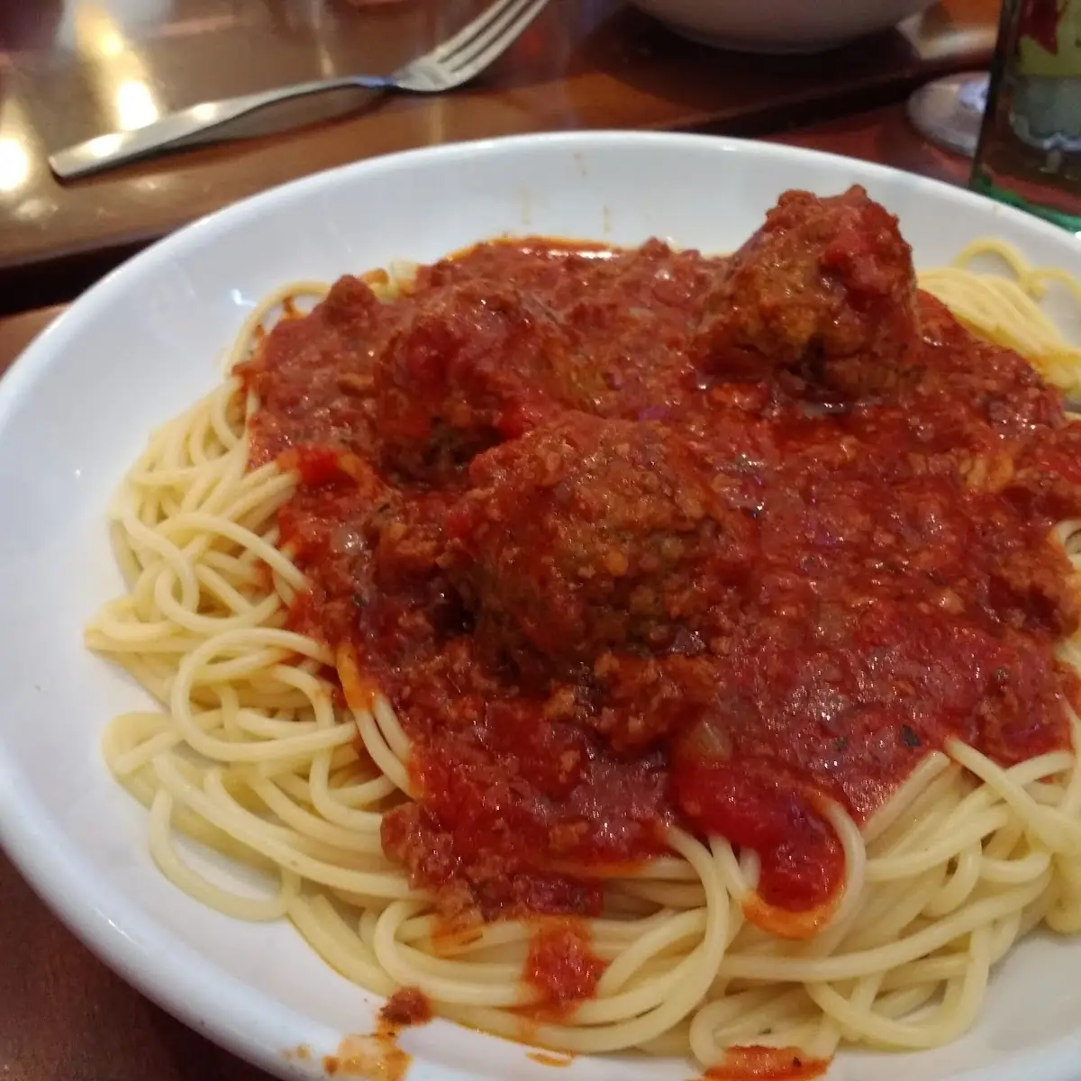 Spaghetti with Meat Sauce and Meatballs