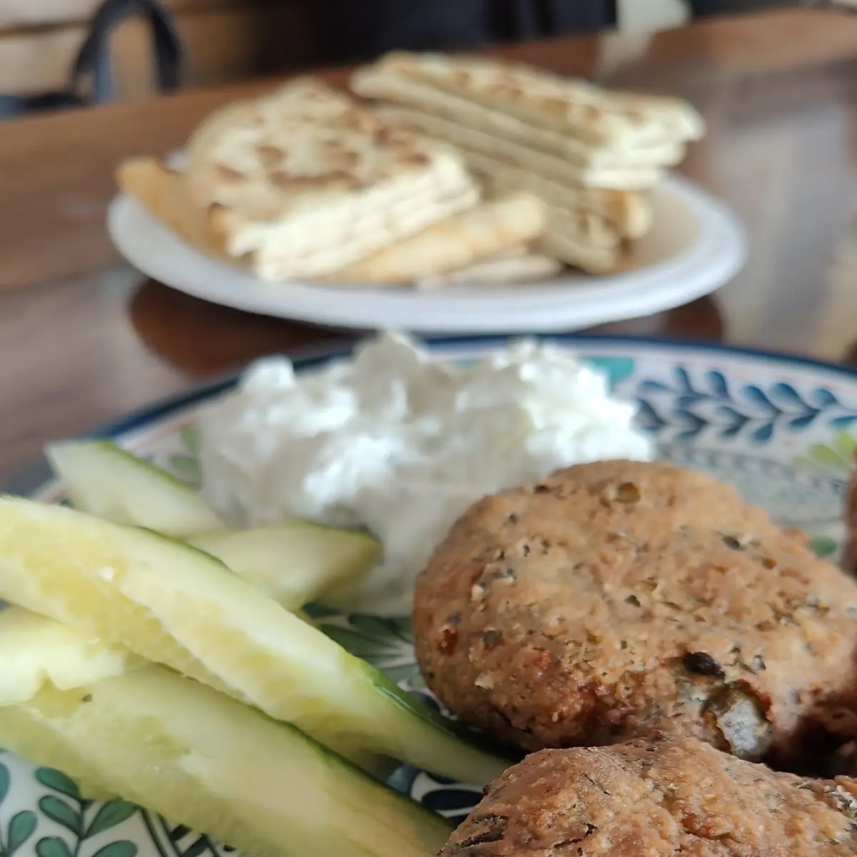 Kolokithokeftedes Zucchini Fritters