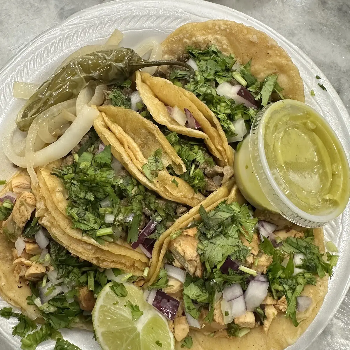 3 Tacos Rice & Beans