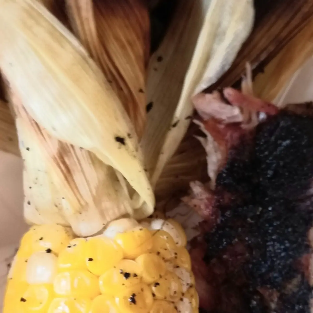 Roasted Corn & BBQ Ribs