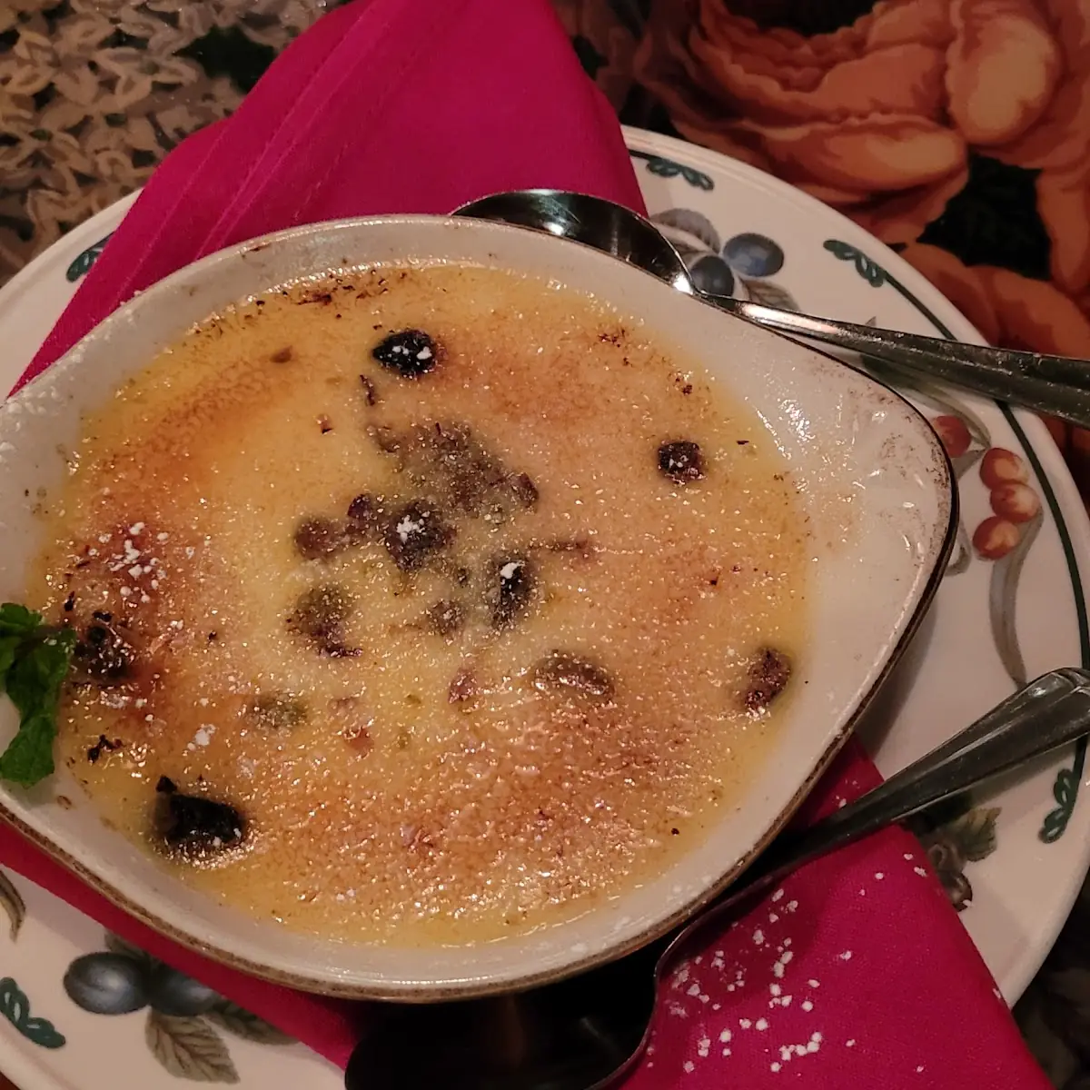 Pistachio Creme Brulee
