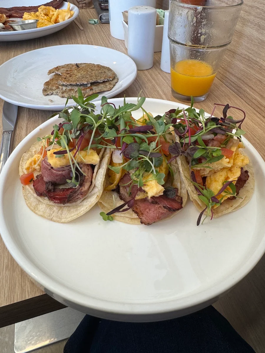 Pastrami Breakfast Tacos