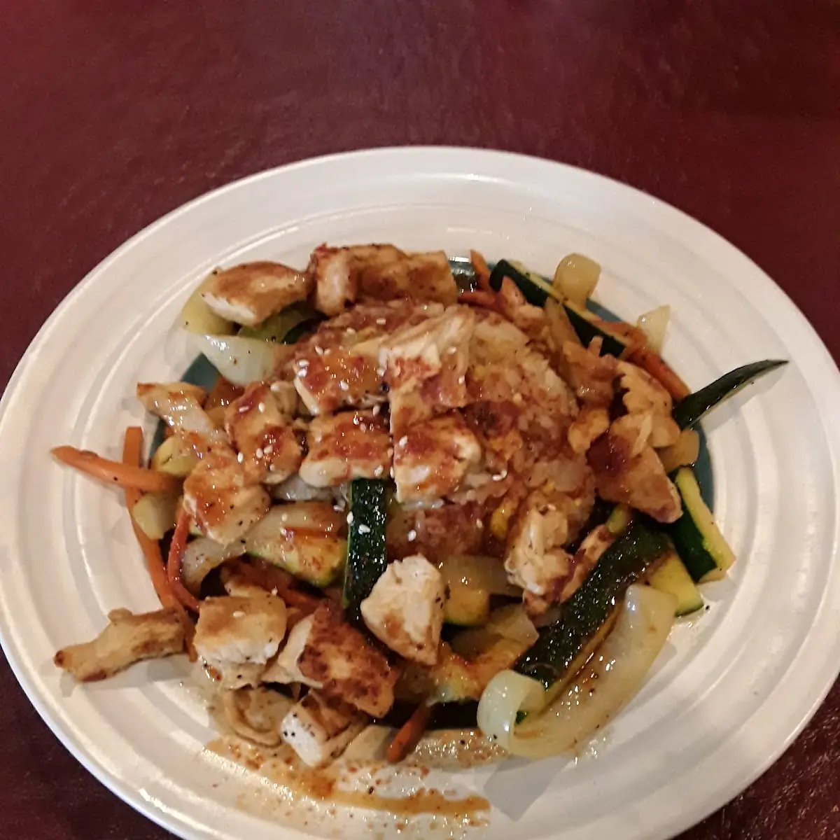 Hibachi Chicken Plate