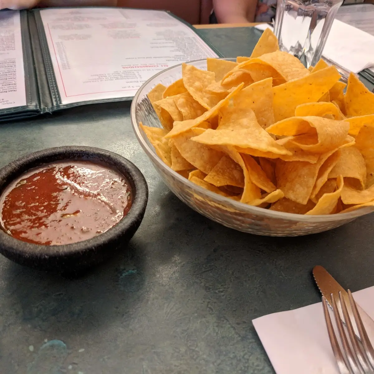 Corn Tortilla Chips and Salsa