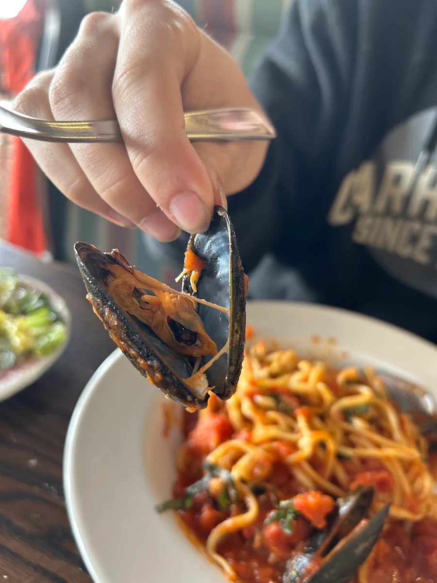 Steamed Mussels
