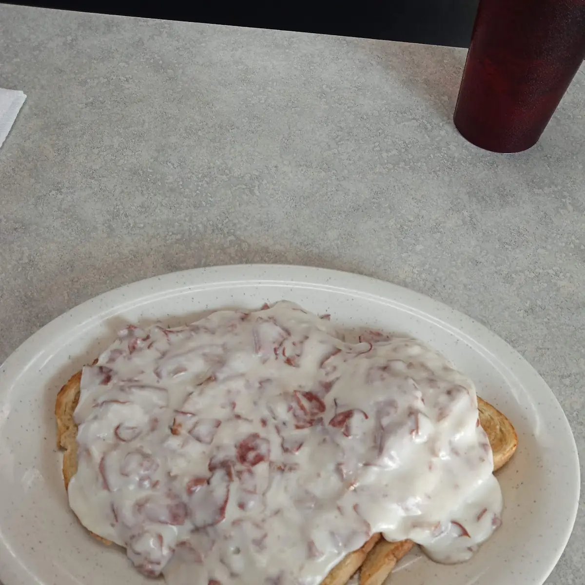Chipped Beef on Toast