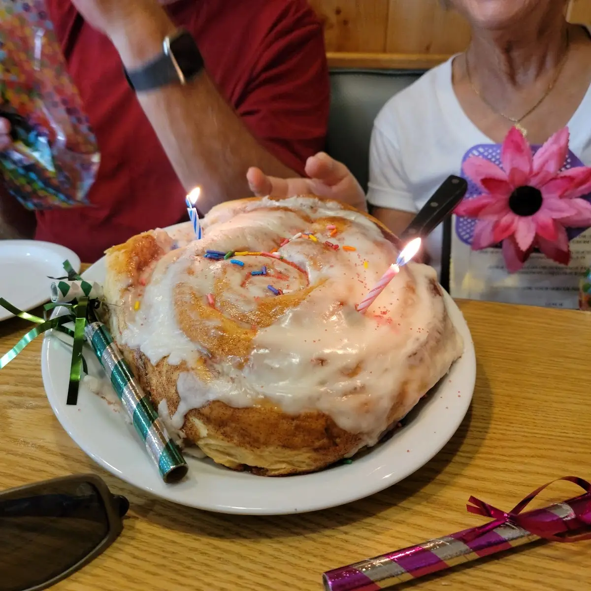 Birthday Cinnamon Roll