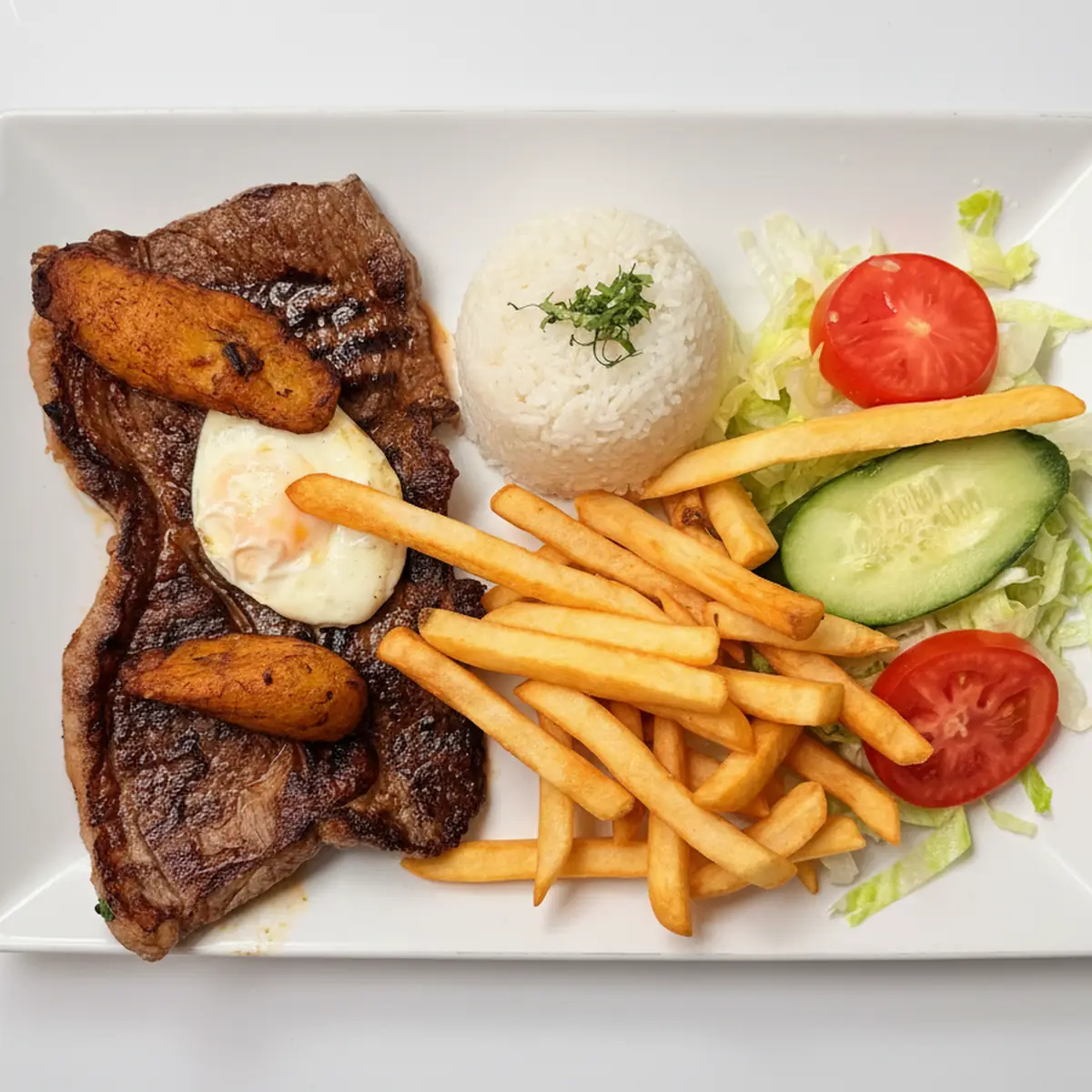 Bistec a Lo Pobre