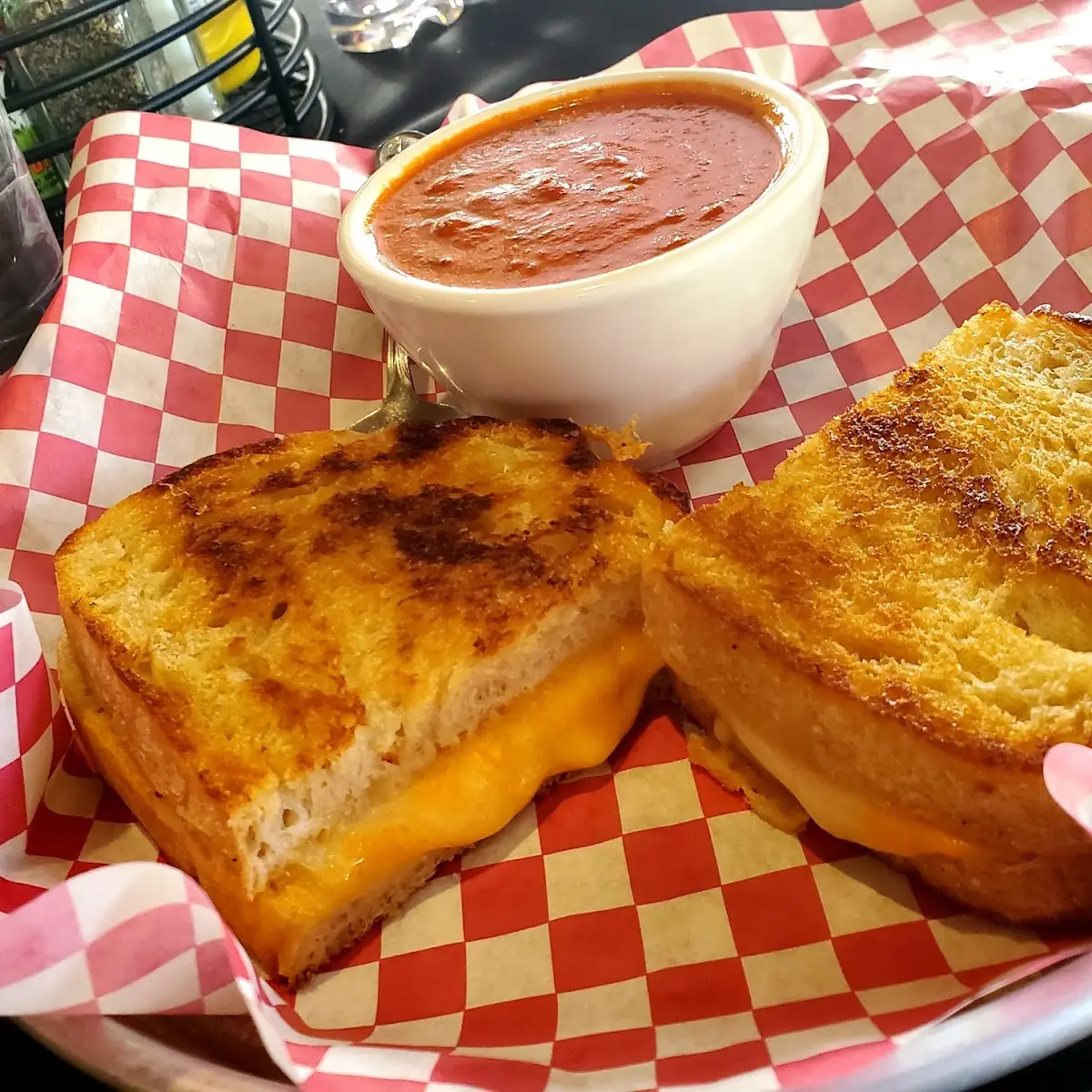Grilled Cheese and Tomato Soup