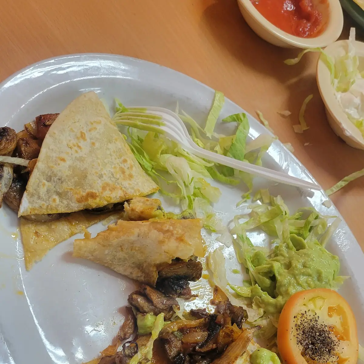 Veggie Quesadilla Without Chesse