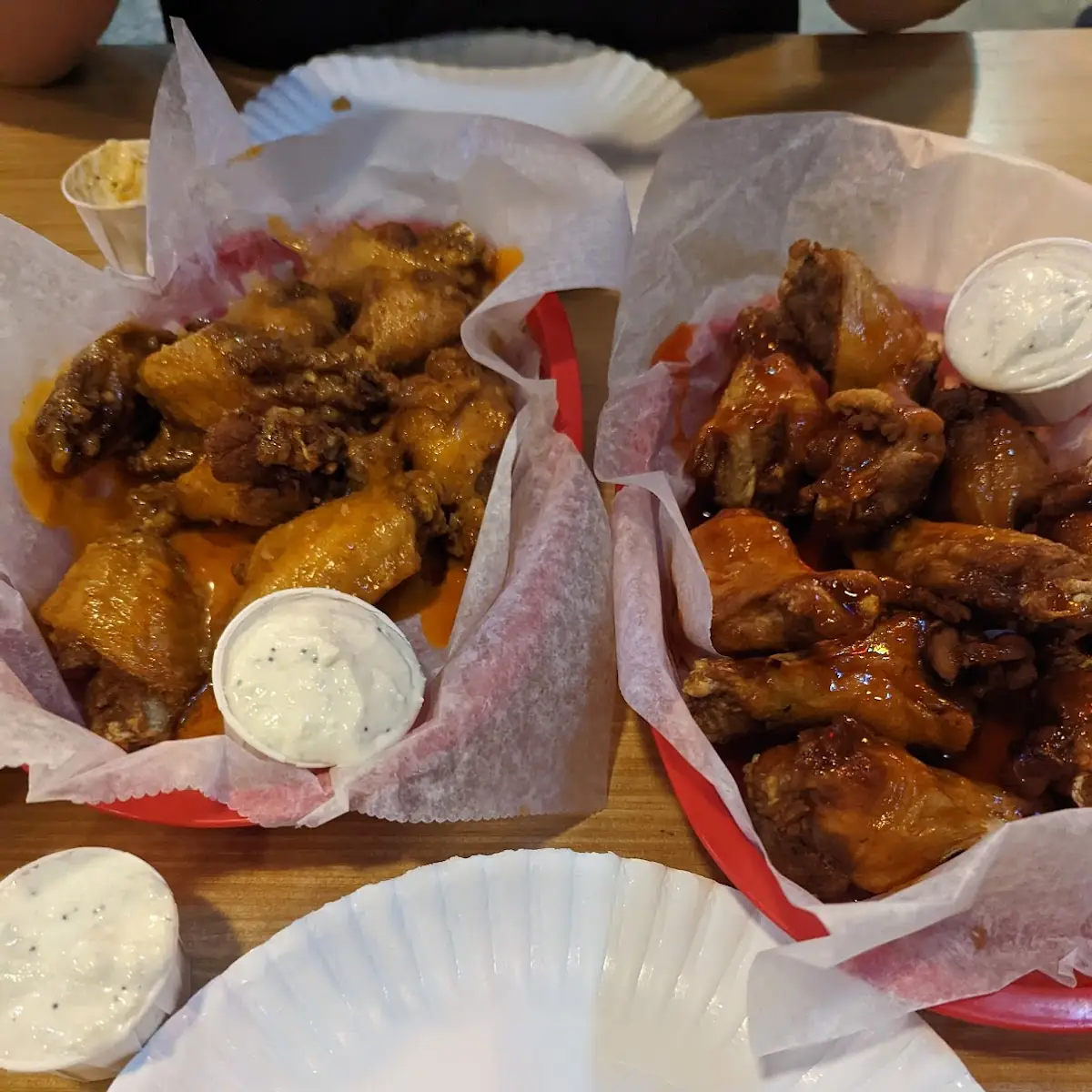 Buffalo Wings with Blue Cheese Dressing
