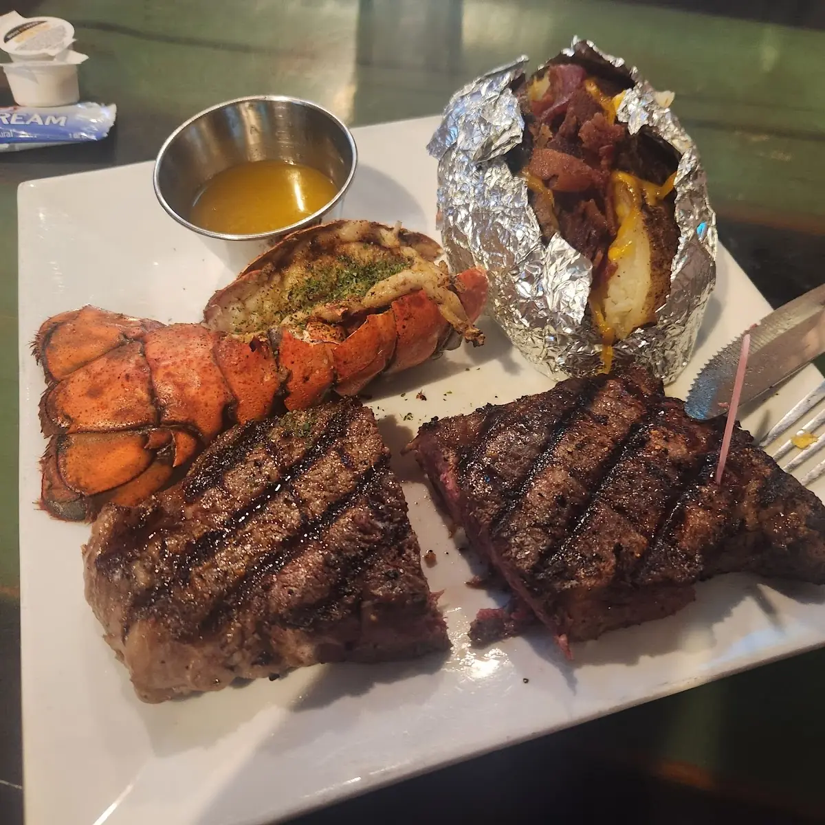 Surf and Turf NY Strip