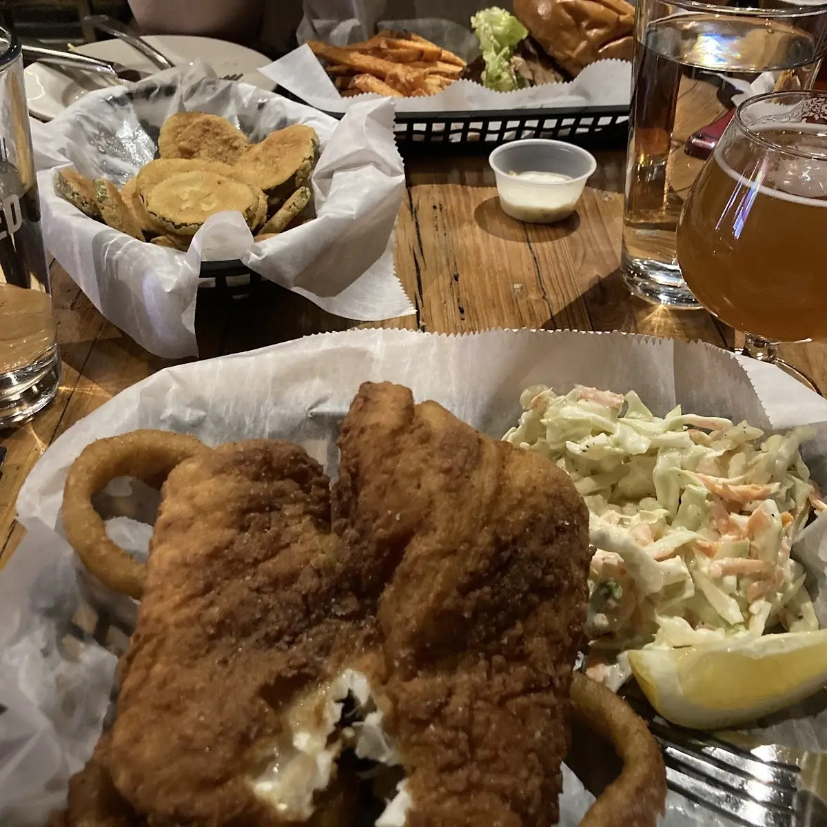 Fish and Onion Rings