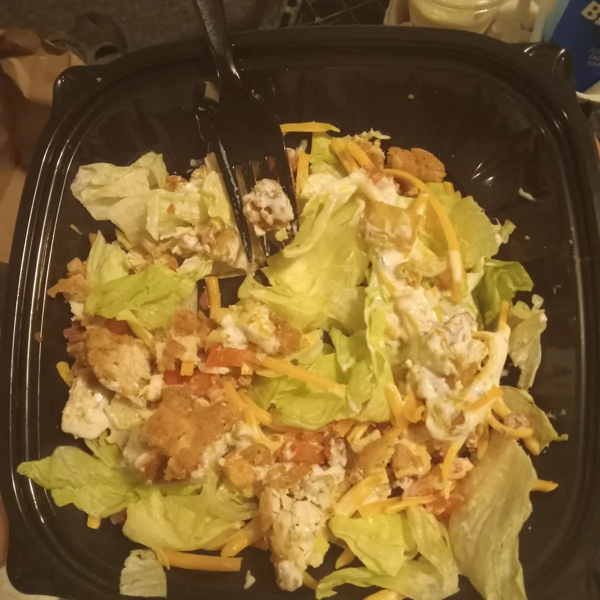 Crispy Chicken Strip Side Salad