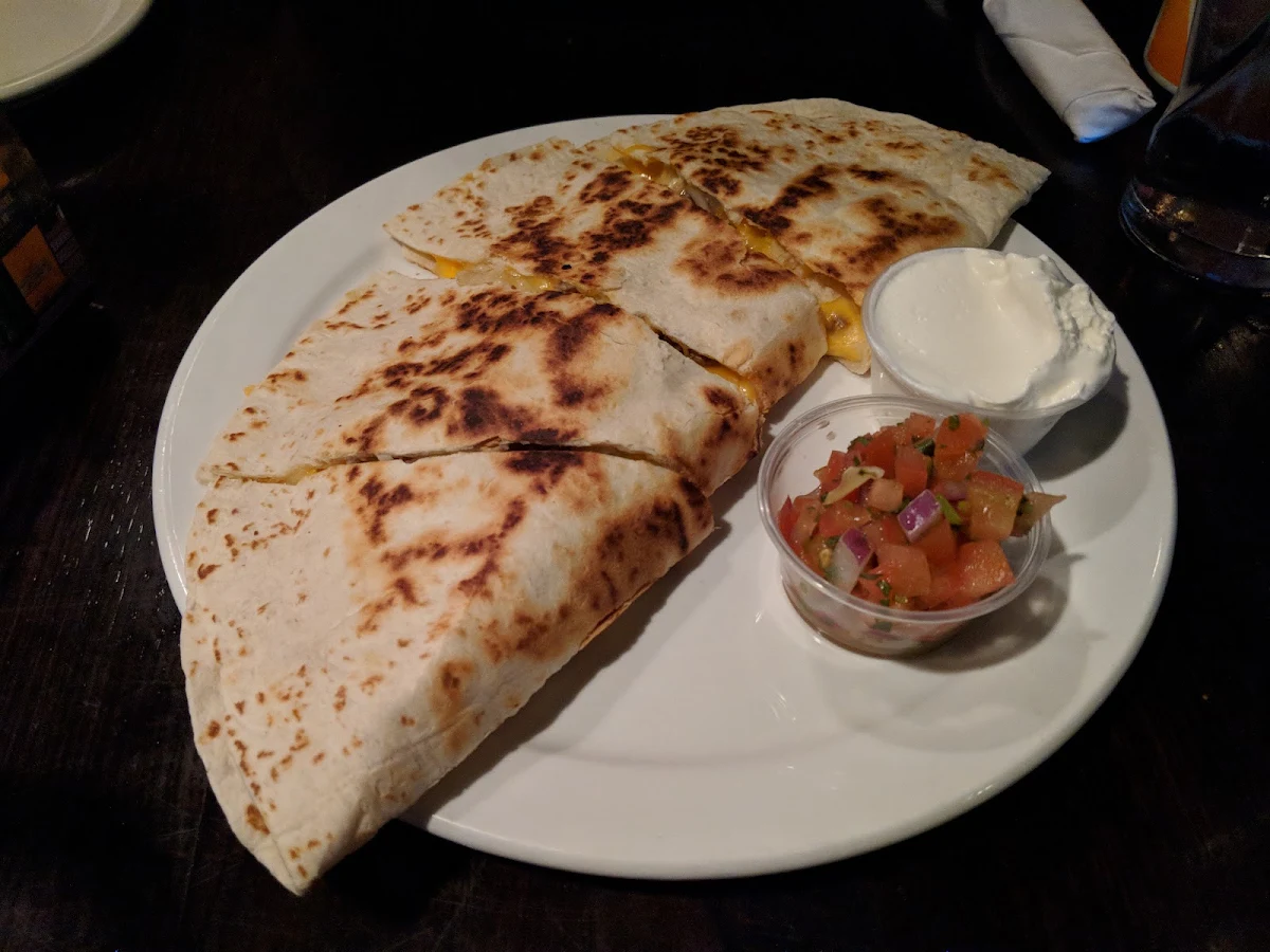 Cheese Quesadilla with Crab